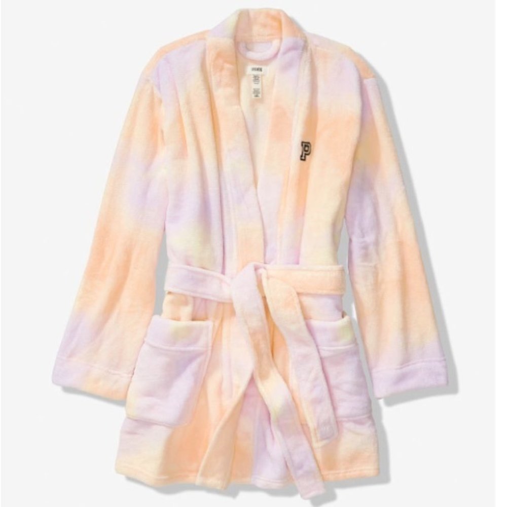 Victoria's Secret PINK Cozy Robe Femme Tie Dye